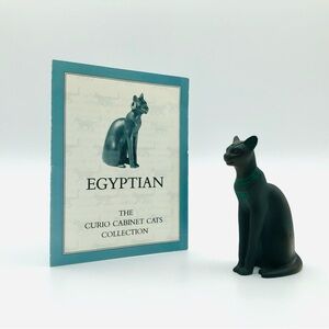 The Franklin Mint Curio Cabinet Cats - Egyptian
